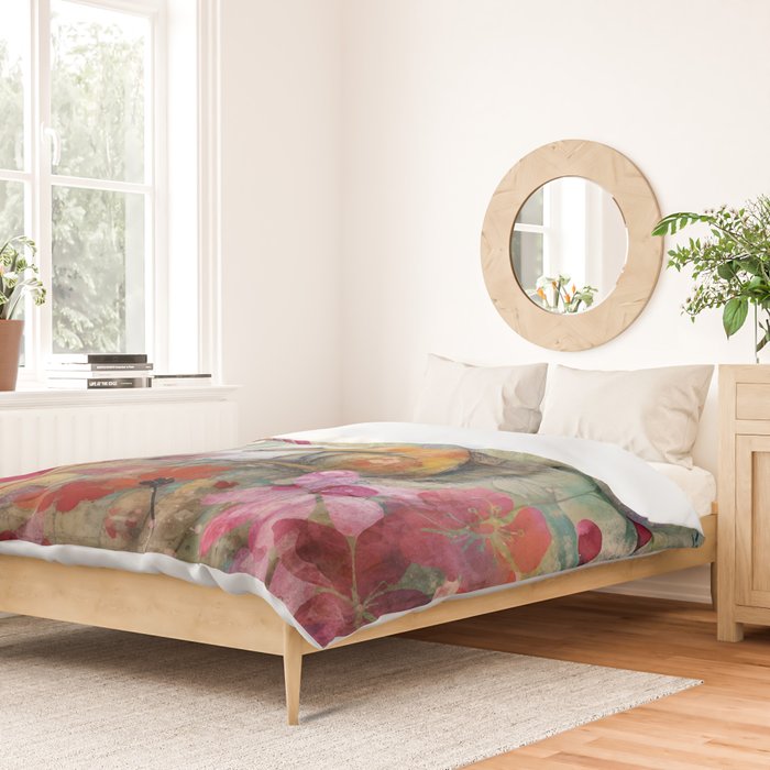Colorful Squirrel Garden Indian Summer Flora And Wildlife Duvet Cover Gallery Image 2