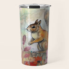 Colorful Squirrel Garden Indian Summer Flora And Wildlife Travel Mug Gallery Image 1