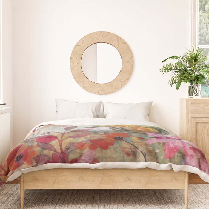 Colorful Squirrel Garden Indian Summer Flora And Wildlife Duvet Cover Gallery Image 3