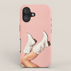 These Boots - Peach / Pink iPhone Case Gallery Image 1
