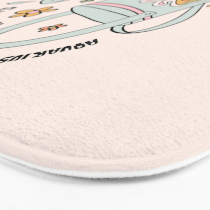 Aquarius Watering Can Bath Mat Gallery Image 3