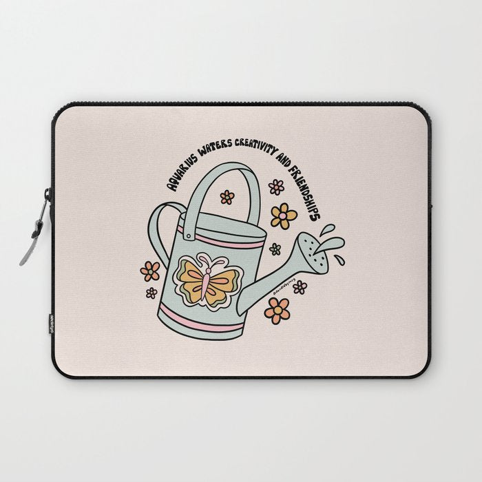 Aquarius Watering Can Laptop Sleeve Gallery Image 1