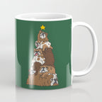 Christmas Tree English Bulldog Coffee Mug Gallery Image 1