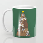 Christmas Tree English Bulldog Coffee Mug Gallery Image 3