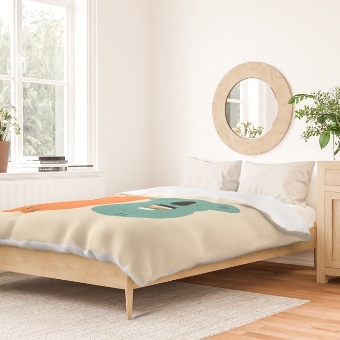 Coffee Buddy Duvet Cover Gallery Image 2