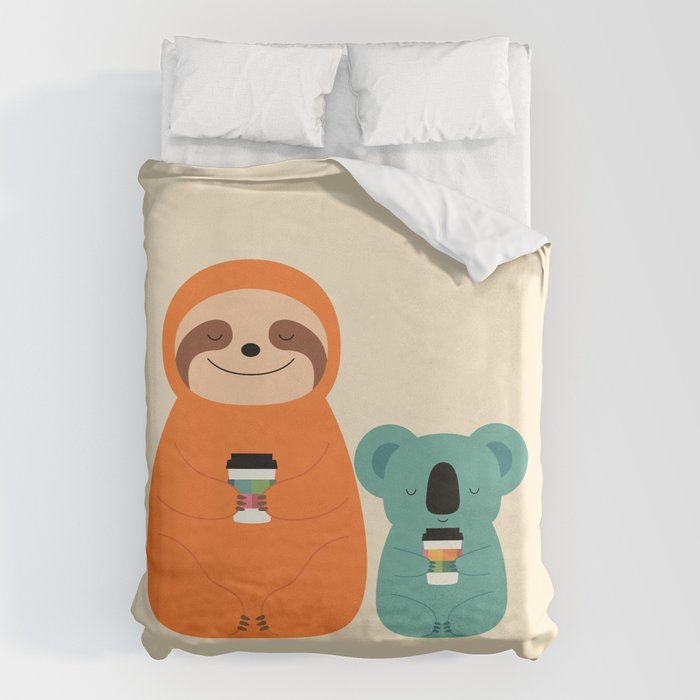 Coffee Buddy Duvet Cover Gallery Image 6