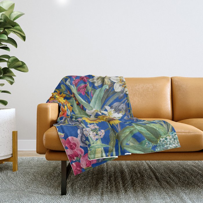 Tropical Flora III Throw Blanket Gallery Image 1