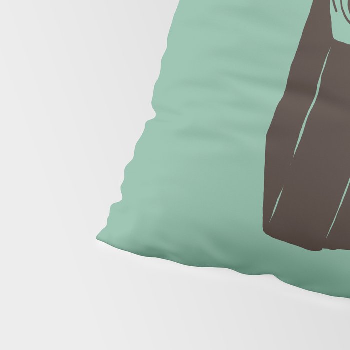 World Domination for Cats (Green) Pillow Sham Gallery Image 4