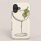 Dirty Martini Cocktail Drink iPhone Case Gallery Image 1
