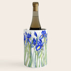 Blue Iris, Illustration Wine Chiller Gallery Image 3