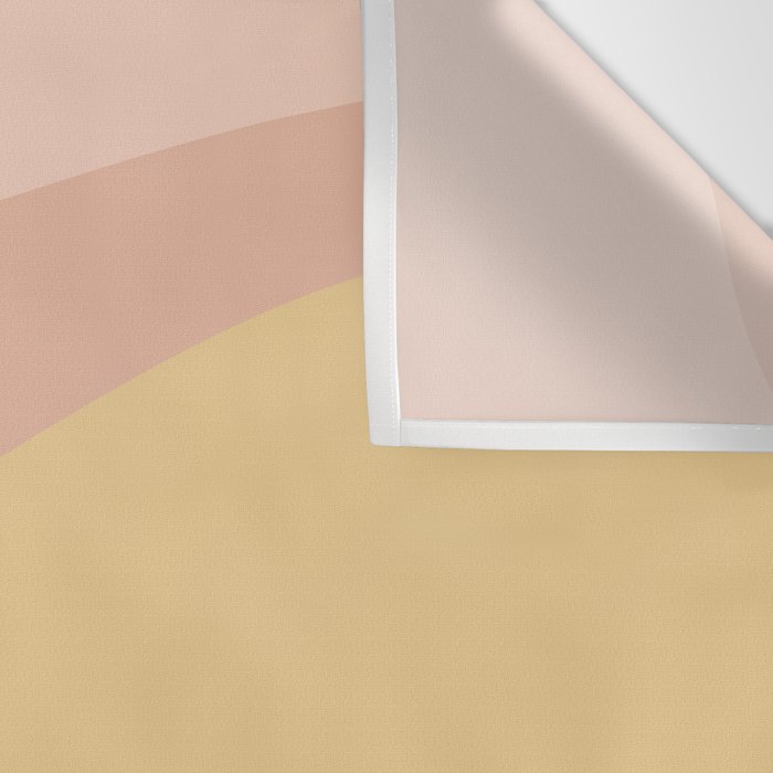 Abstract Color Waves - Neutral Pastel Wall Tapestry Gallery Image 3