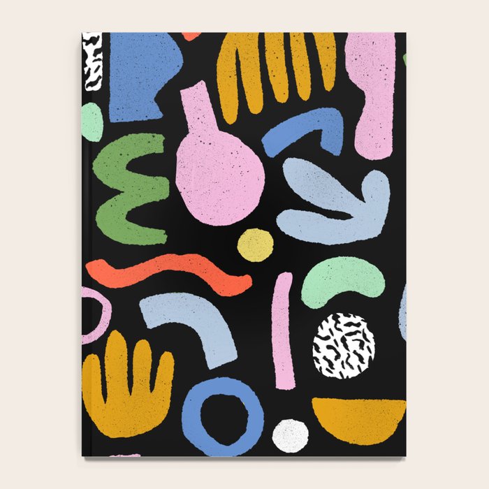 Helter Skelter - bright pattern, colorful, rainbow, abstract, shapes, pattern Notebook Gallery Image 4