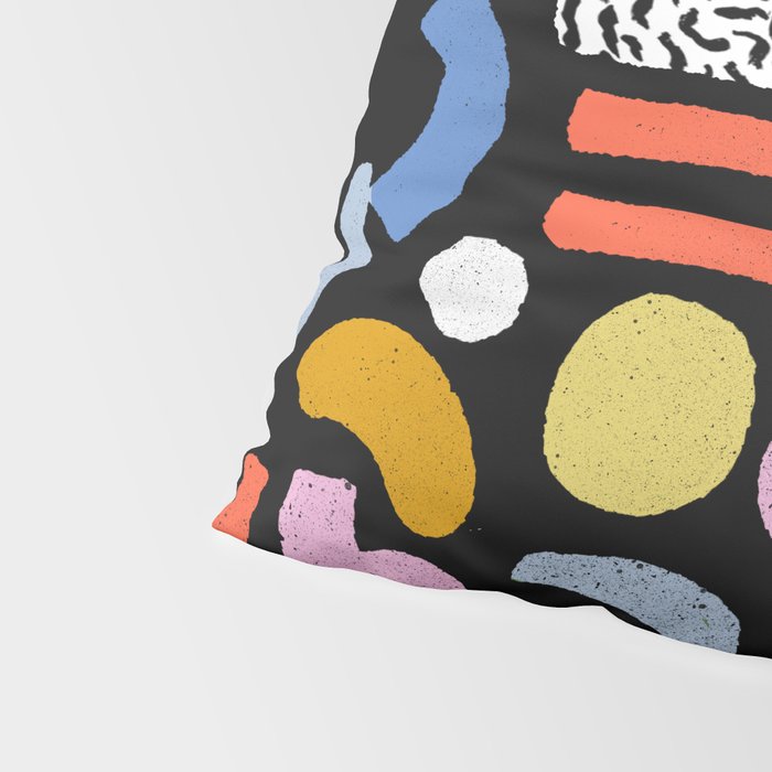 Helter Skelter - bright pattern, colorful, rainbow, abstract, shapes, pattern Pillow Sham Gallery Image 4
