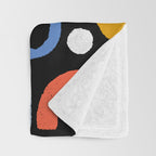 Helter Skelter - bright pattern, colorful, rainbow, abstract, shapes, pattern Throw Blanket Gallery Image 3