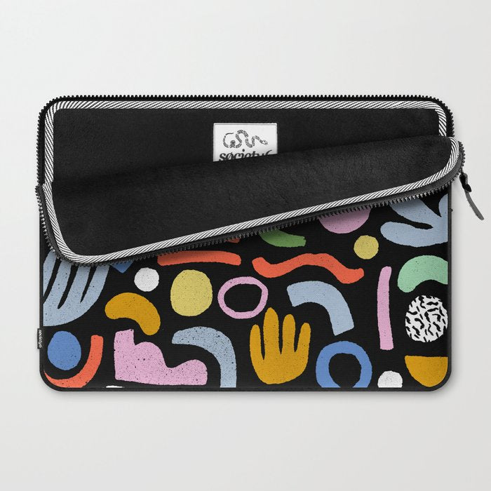 Helter Skelter - bright pattern, colorful, rainbow, abstract, shapes, pattern Laptop Sleeve Gallery Image 2