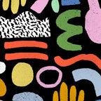 Helter Skelter - bright pattern, colorful, rainbow, abstract, shapes, pattern Coffee Mug Gallery Image 2