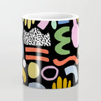 Helter Skelter - bright pattern, colorful, rainbow, abstract, shapes, pattern Coffee Mug Gallery Image 4