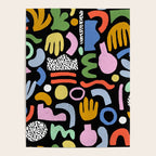 Helter Skelter - bright pattern, colorful, rainbow, abstract, shapes, pattern Poster Gallery Image 4