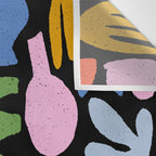 Helter Skelter - bright pattern, colorful, rainbow, abstract, shapes, pattern Wall Tapestry Gallery Image 3