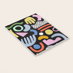 Helter Skelter - bright pattern, colorful, rainbow, abstract, shapes, pattern Notebook Gallery Image 3