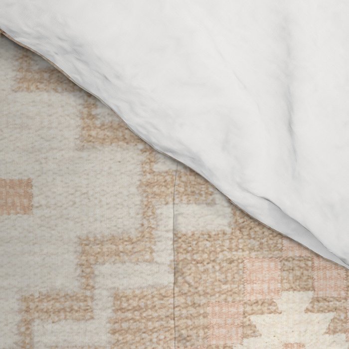 Southern Western Boho Geo  Americana Rug  ivory soft pink Comforter Gallery Image 4