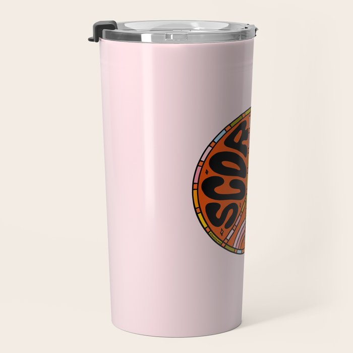 Scorpio Peace Sign Travel Mug Gallery Image 3