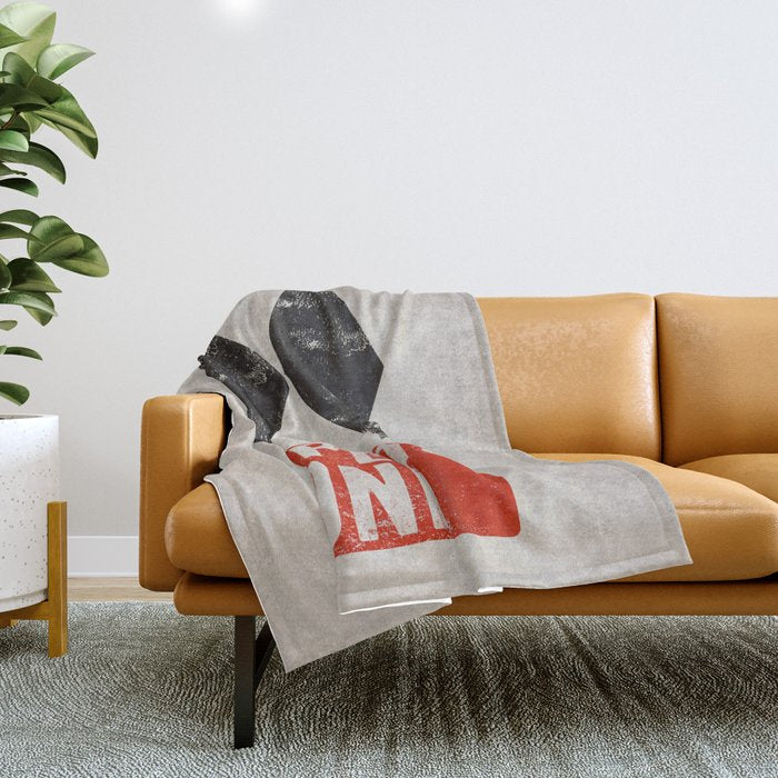 Experts Only Ski Double Black Diamond Throw Blanket Gallery Image 1