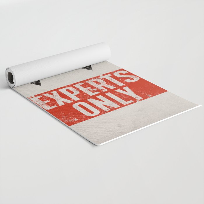 Experts Only Ski Double Black Diamond Yoga Mat Gallery Image 2