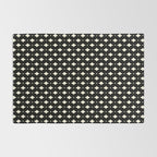 Vintage Stars IX Black and White Rug Gallery Image 2