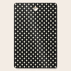 Vintage Stars IX Black and White Cutting Board Gallery Image 1
