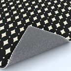 Vintage Stars IX Black and White Rug Gallery Image 4