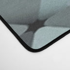 Triangles Teal Gray Desk Mat Gallery Image 4