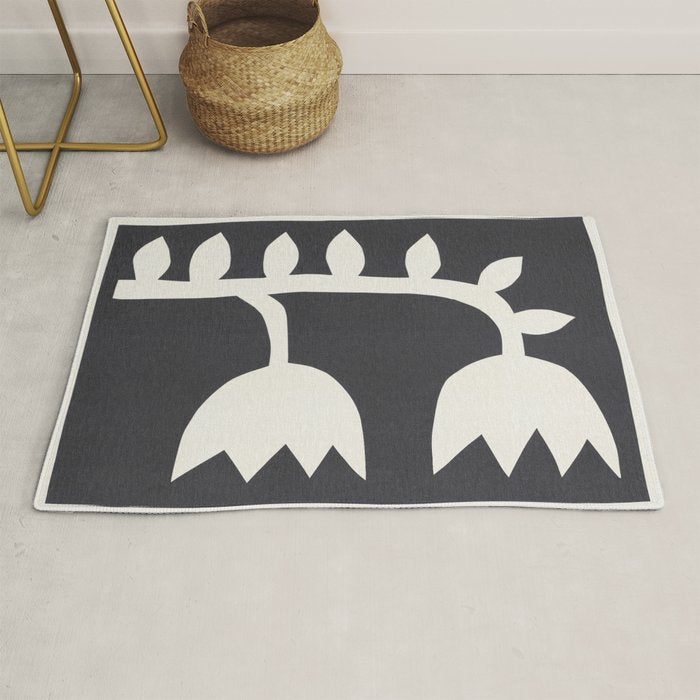 Black Tulips #2 - 4/5 Rug Gallery Image 1