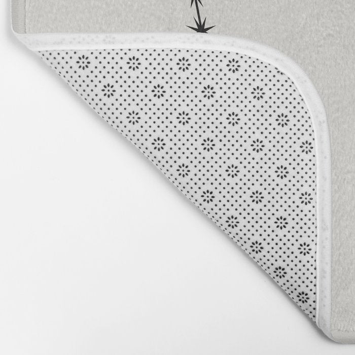 Sagittarius Zodiac Star Constellation Line Art White Bath Mat Gallery Image 2