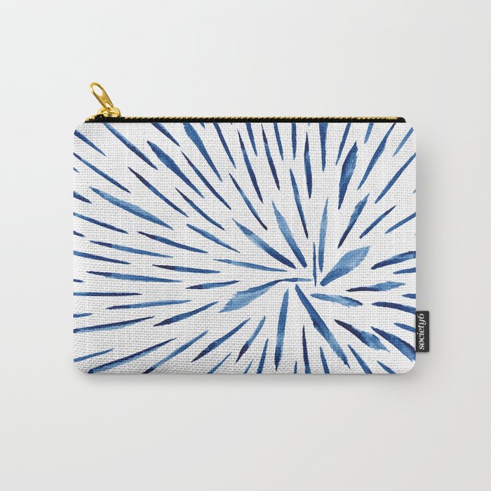 Indigo Sparks | Watercolor Pattern Carry All Pouch Gallery Image 1