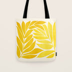 Mid Mod Vines in Yellow Tote Bag Gallery Image 1