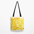Mid Mod Vines in Yellow Tote Bag Gallery Image 2