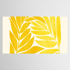Mid Mod Vines in Yellow Tablecloth Gallery Image 2