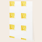 Mid Mod Vines in Yellow Wallpaper Gallery Image 2