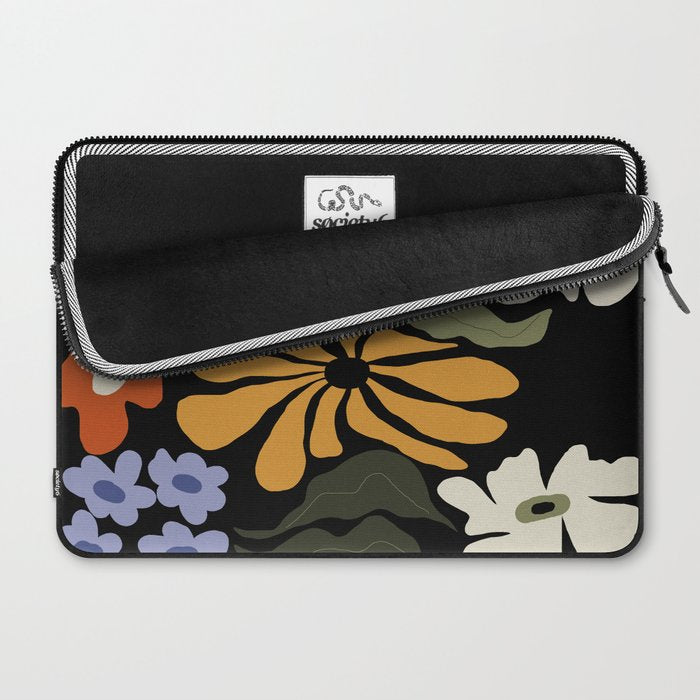 Summer floral night Laptop Sleeve Gallery Image 2