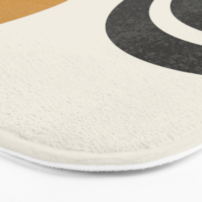 Mid century modern landscape - Sun and Rainbow  Bath Mat Gallery Image 3