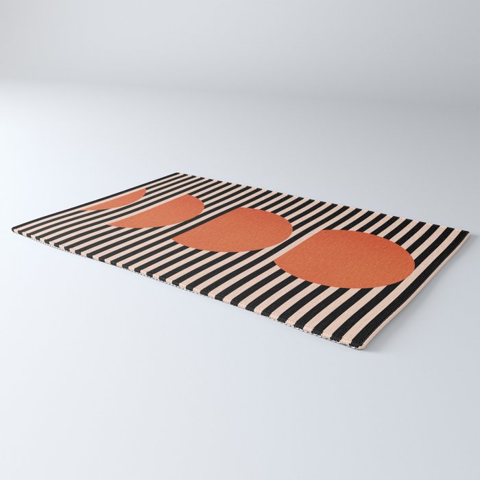 Abstraction_SUNSET_LINE_ART_Minimalism_001 Rug Gallery Image 3