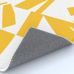 Geometric Pattern 04 Yellow Rug Gallery Image 4