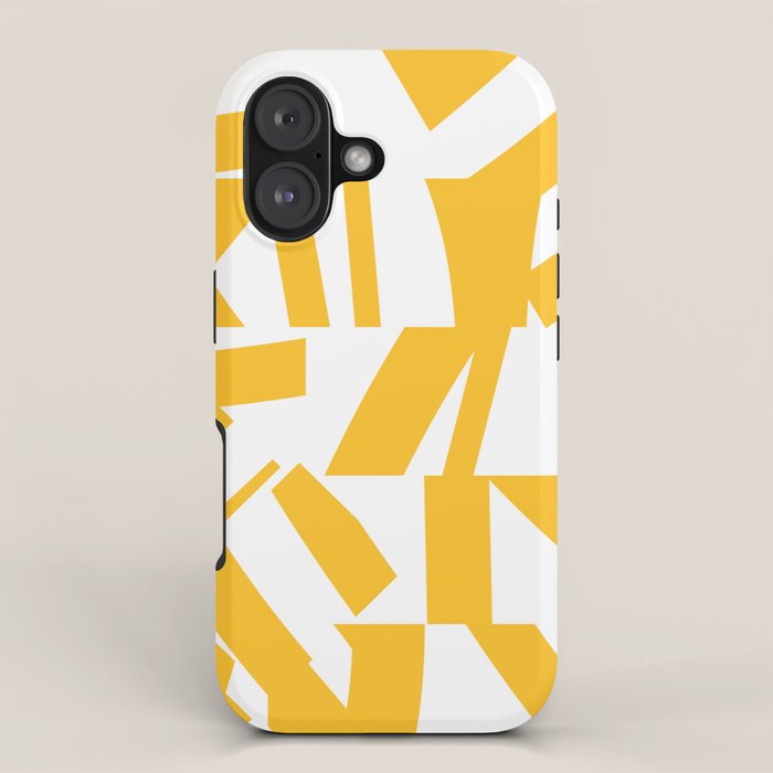 Geometric Pattern 04 Yellow iPhone Case Gallery Image 1