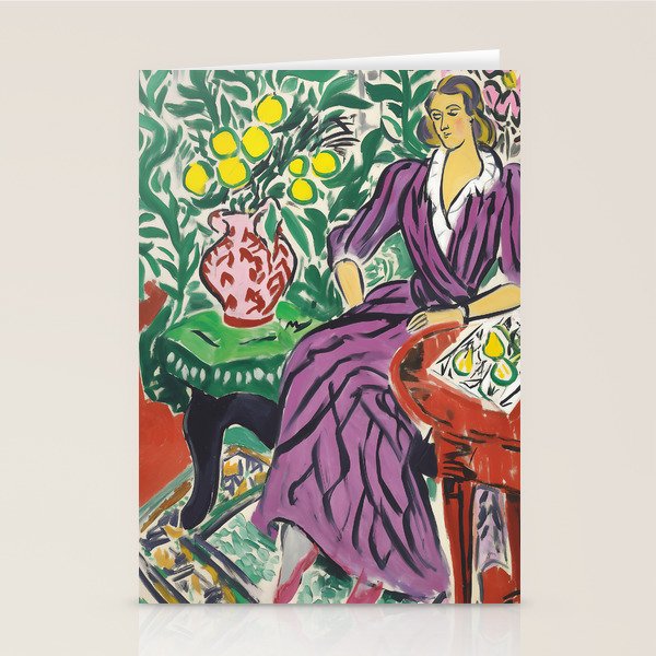 Purple Elegance in Garden Room Stationery Card Gallery Image 2