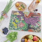 Purple Elegance in Garden Room Cutting Board Gallery Image 2