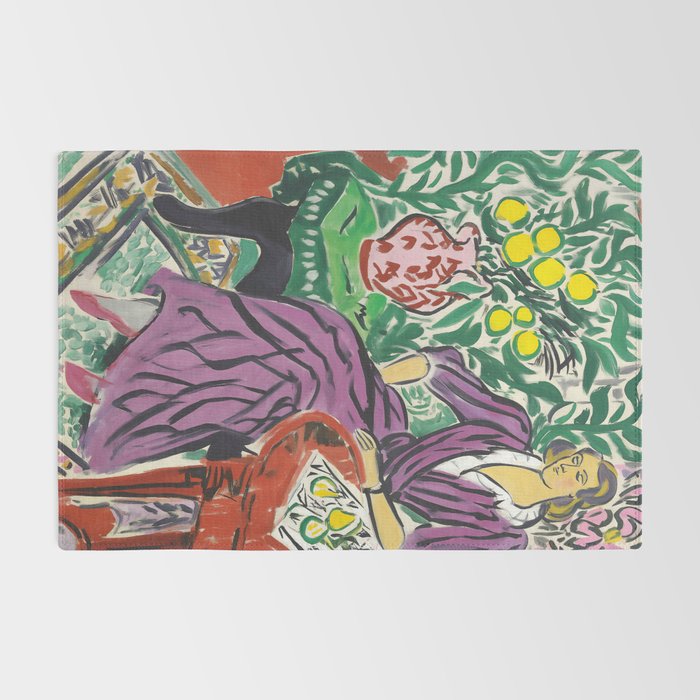 Purple Elegance in Garden Room Rug Gallery Image 2