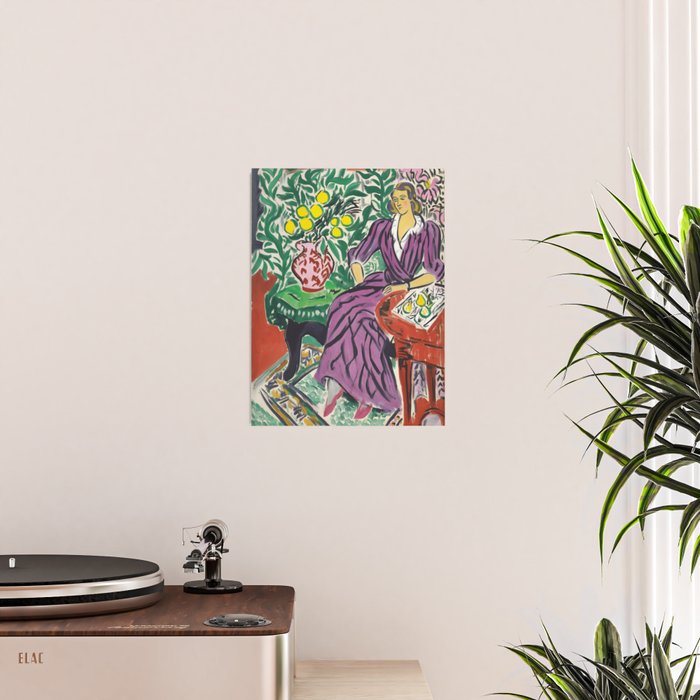 Purple Elegance in Garden Room Poster Gallery Image 2