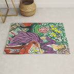 Purple Elegance in Garden Room Rug Gallery Image 1