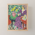 Purple Elegance in Garden Room Mini Art Print Gallery Image 1